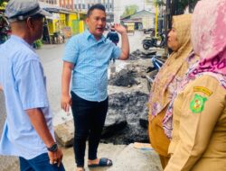 Reza Pahlevi Lubis Dampingi P3SU Bersihkan Drainase di Tanjung Gusta