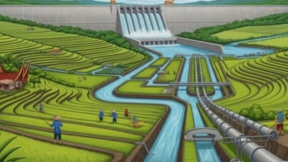 Percepatan Pembangunan Infrastruktur Irigasi Bantu Wujudkan Swasembada Pangan