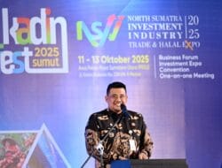 Gubernur Bobby Nasution Dorong Sinergi Pemerintah dan Dunia Usaha,Targetkan Pertumbuhan Ekonomi Sumut Capai 7,2%