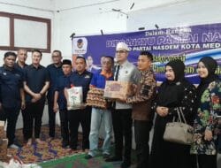 Rangkaian HUT ke-14 Partai NasDem, DPD NasDem Kota Medan Serahkan Bantuan ke Panti Asuhan Bani Adam