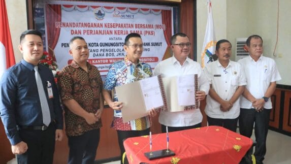 Pemko Gunungsitoli dan Bank Sumut Perkuat Sinergi Pengelolaan Keuangan Daerah