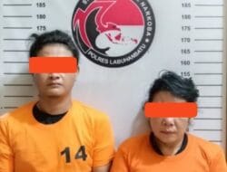 Polres Labuhanbatu Tangkap Sepasang Pria dan Wanita Pisah Kamar Hotel dan Amankan 92,8 Gram Sabu