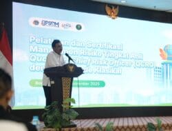 Sertifikasi Manajemen Risiko, Sekjen Kementerian ATR/BPN Tekankan Pentingnya Pengambilan Keputusan Berbasis Risiko bagi Pimpinan