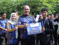 Fun Run Warnai HUT KORPRI Asahan, Donasi Mengalir untuk Korban Bencana