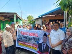 Zulkarnaen S.K.M Serahkan Bantuan Pangan untuk Warga Terdampak Banjir di Kota Medan