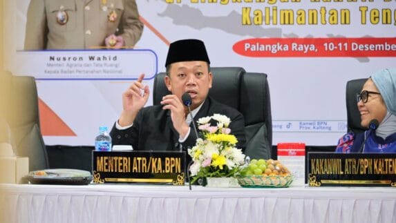 Pembinaan di Kanwil BPN Provinsi Kalteng, Menteri Nusron Minta Pelayanan Pertanahan Adaptif, Cepat, dan Bersih