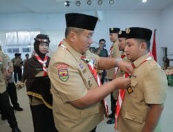 Bupati Asahan Dikukuhkan sebagai Ketua Mabicab Pramuka Asahan Masa Bakti 2024–2029