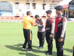 Wakapolres Labuhanbatu Lepas Personel BKO Dit Samapta Polda Sumut