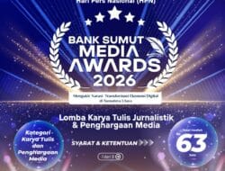 HPN 2026, Bank Sumut Buka Ruang Kompetisi Opini Jurnalis dan Apresiasi Media