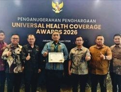 Pemkab Toba Raih Penghargaan UHC Award Kategori Pratama Tahun 2026