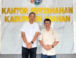 Kepala Kantor Pertanahan Kabupaten Asahan Terima Kunjungan Kerja Rektor UNA