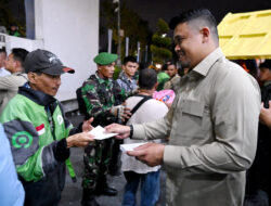 Gubernur Bobby Nasution Bagikan 2.500 Bingkisan dari Presiden di Malam Idulfitri, Warga Antusias