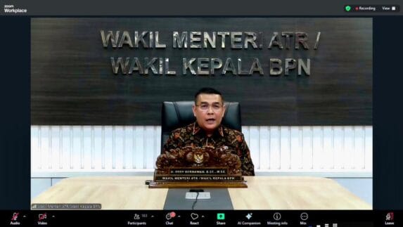 Penyelesaian Berkas Layanan Pertanahan, Wamen Ossy Tegaskan Target Progresif di Akhir Maret 2026