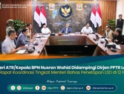 Menteri ATR/Kepala BPN Nusron Wahid Didampingi Dirjen PPTR Lampri Hadiri Rapat Koordinasi Tingkat Menteri Bahas Penetapan LSD di 12 Provinsi