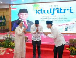 Pererat Silaturahmi Antarkepala Daerah, Rico Waas Hadiri Open House Idulfitri Gubsu