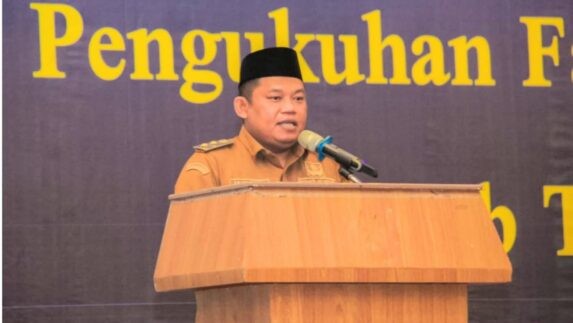 Wabup Labuhanbatu Hadiri Halal Bihalal Sekaligus Pengukuhan Farmer Champion