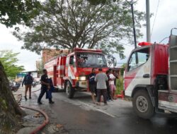 Rumah Ketua Jarnas’98 Toba Kebakaran, 3 Damkar Diturunkan 