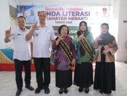 Yusnila Indriati Taufik Hadiri Pelantikan Bunda Literasi Kecamatan Meranti 