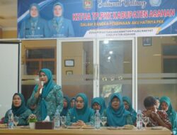 TP PKK Kabupaten Asahan Lakukan Pembinaan AKU HATINYA PKK di Desa Persatuan, Kecamatan Pulau Rakyat