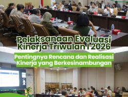 Pelaksanaan Evaluasi Kinerja Triwulan I 2026: Pentingnya Rencana dan Realisasi Kinerja yang Berkesinambungan