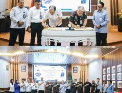 Dirut Perumda Tirtanadi Sumut Ardian Surbakti dan Kajatisu Harli  Siregar Teken MoU Penanganan Perkara DATUN