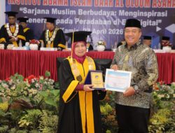 Bupati Asahan Hadirin Acara Wisuda 110 Mahasiswa IAIDU Asahan