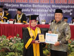 Bupati Asahan Hadirin Acara Wisuda 110 Mahasiswa IAIDU Asahan