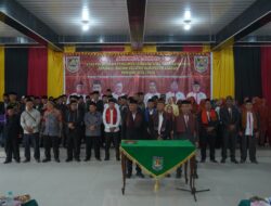 Pengurus Lembaga Adat Dalihan Natolu Tapanuli Bagian Selatan Kabupaten Asahan periode 2025-2029 di Lantik