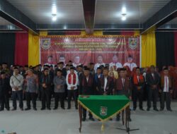 Pengurus Lembaga Adat Dalihan Natolu Tapanuli Bagian Selatan Kabupaten Asahan periode 2025-2029 di Lantik