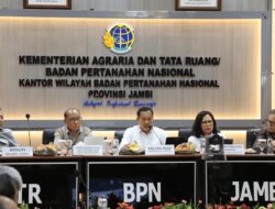 Direktur Jenderal Penataan Agraria bersama Direktur Jenderal PSKP Melakukan Kunjungan Kerja di Provinsi Jambi