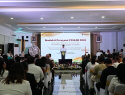 Hadiri Perayaan Paskah Kementerian ATR/BPN, Menteri Nusron: Paskah Membangun Semangat Kebangkitan Bangsa