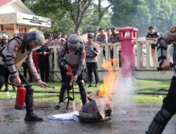 Antisipasi Keamanan Polres Nias Gelar Simulasi Sispam Mako 