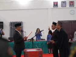 Rinto M. Simanjuntak Resmi Dilantik sebagai Anggota DPRD Toba PAW Mangatas Silaen