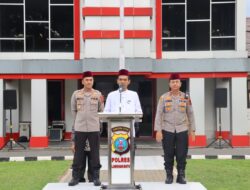 Ustaz Abdul Somad Ceramah di Lapangan Apel Polres Labuhanbatu.