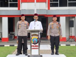 Ustaz Abdul Somad Ceramah di Lapangan Apel Polres Labuhanbatu.