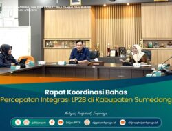 Rapat Koordinasi Bahas Percepatan Integrasi LP2B di Kabupaten Sumedang
