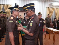 Kajati Sumut Lantik Wakajati, Asisten Tindak Pidana Umum Hingga 7 Kepala Kejaksaan Negeri Di Sumut.