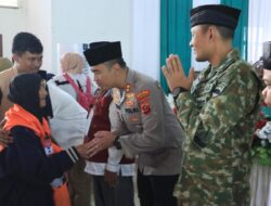 Pengamanan Pelepasan Calon Jemaah Haji, Kapolres Labuhanbatu : Wujud Dukungan Moril