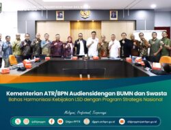 Kementerian ATR/BPN Audiensi dengan BUMN dan Swasta Bahas Harmonisasi Kebijakan LSD dengan Program Strategis Nasional