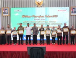Bangun Motivasi Jajaran, Sekjen Kementerian ATR/BPN Beri Penghargaan kepada Satker Pengelola Kearsipan Terbaik
