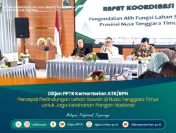 Ditjen PPTR Kementerian ATR BPN Percepat Perlindungan Lahan Sawah di Nusa Tenggara Timur untuk Jaga Ketahanan Pangan Nasional