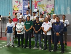 Kadispora dan Ketua KONI Medan Tutup Turnamen Badminton PB Mitra Sporty Medan, Tengku Chairuniza : Dukung Olahraga Guna Cegah Narkoba dan Judi Online