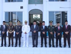 Danlanal TBA Jadi Inspektur Upacara Peringatan Hari Lahir Pancasila Di Kabupaten Asahan Tahun 2026.