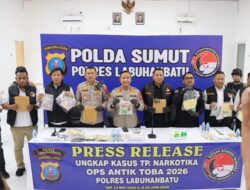 Jumlah Tersangka dan Barang Bukti Narkoba Dalam Operasi Antik Tahun 2026 Meningkat Tajam Dibanding Tahun 2025