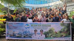 Dukung Medan Asri Bergerak, Sekretariat DPRD Medan Gelar Gotong Royong Masal 