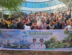 Dukung Medan Asri Bergerak, Sekretariat DPRD Medan Gelar Gotong Royong Masal 