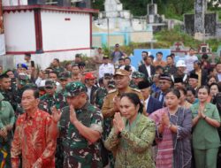 KSAD Maruli Hadir Kunjungi Toba dan Makam Nenek Ompu Sobosihon Boru Sihotang