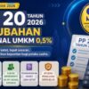 PP 20/2026, Penyesuaian Pajak PT dan CV Didorong demi Keadilan bagi UMKM