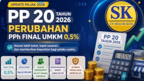 PP 20/2026, Penyesuaian Pajak PT dan CV Didorong demi Keadilan bagi UMKM