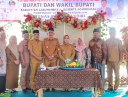 Bupati Labuhanbatu Resmikan Yayasan Perguruan Tunas Mandiri di Desa Bagan Bilah